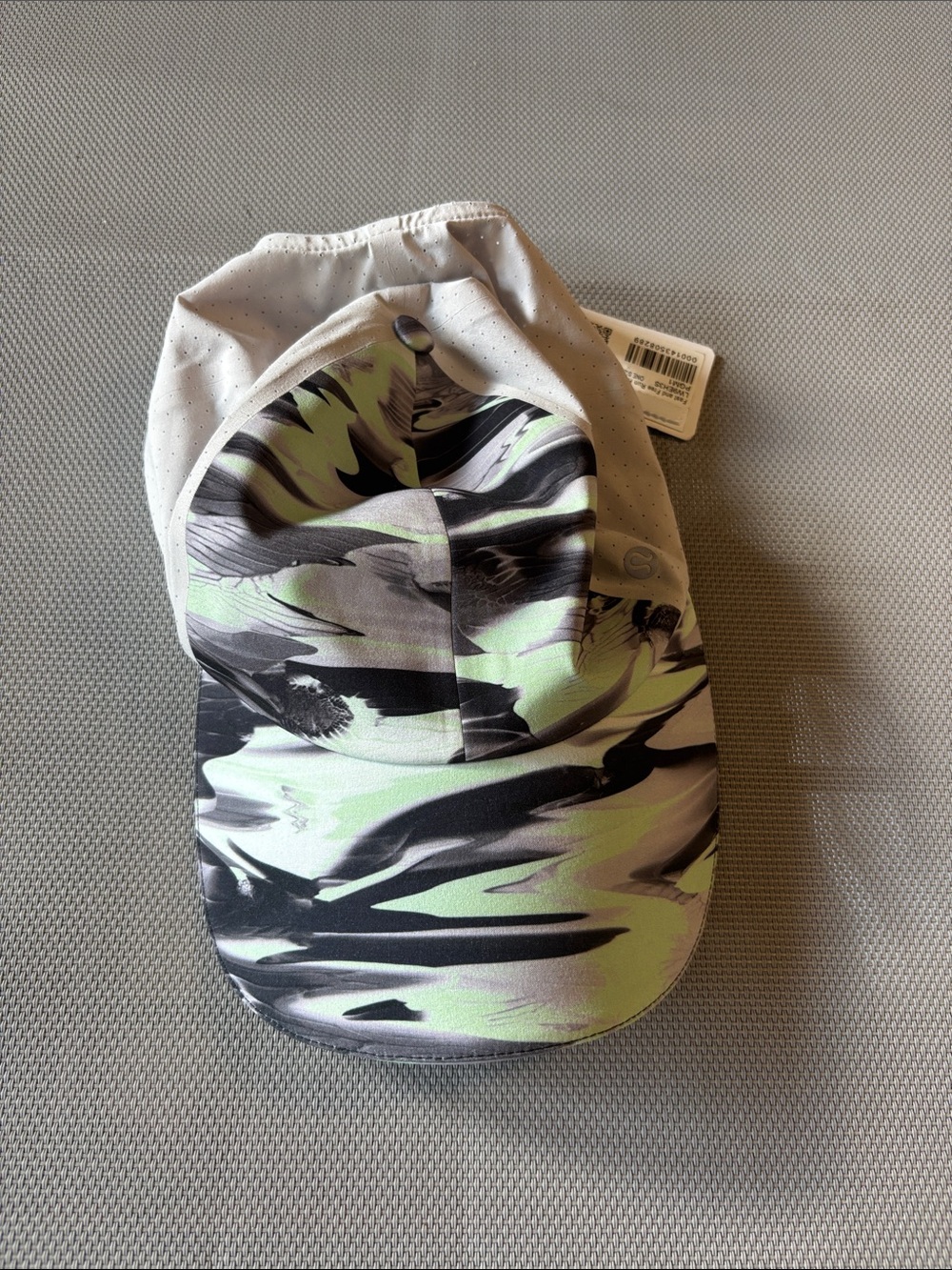 lululemon athletica Abstract Print Performance Hat in Light Green, Black, Gray